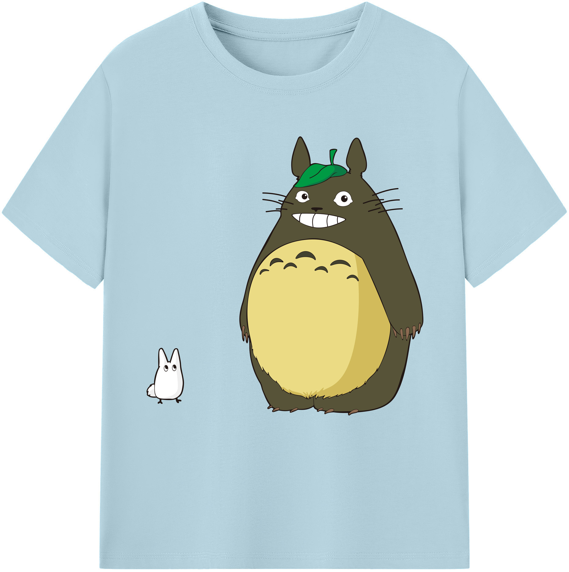 （画像用） となりのトトロ 草壁メイ 草壁サツキ My Neighbor Totoro Satsuki Kusakabe Mei Kusakabe 綿100％半袖Tシャツ（フロントプリント）